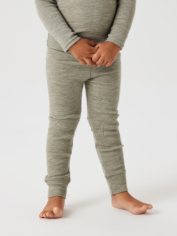 Skinny Leggings 'NMNWax' NAME IT en vert : devant