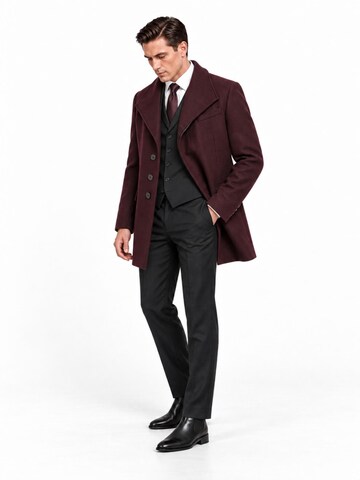 ALLTHEMEN Winterjas 'Herbstnebel' in Rood