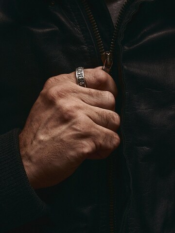 REYTEL Ring 'MEMENTO MORI' in Silber