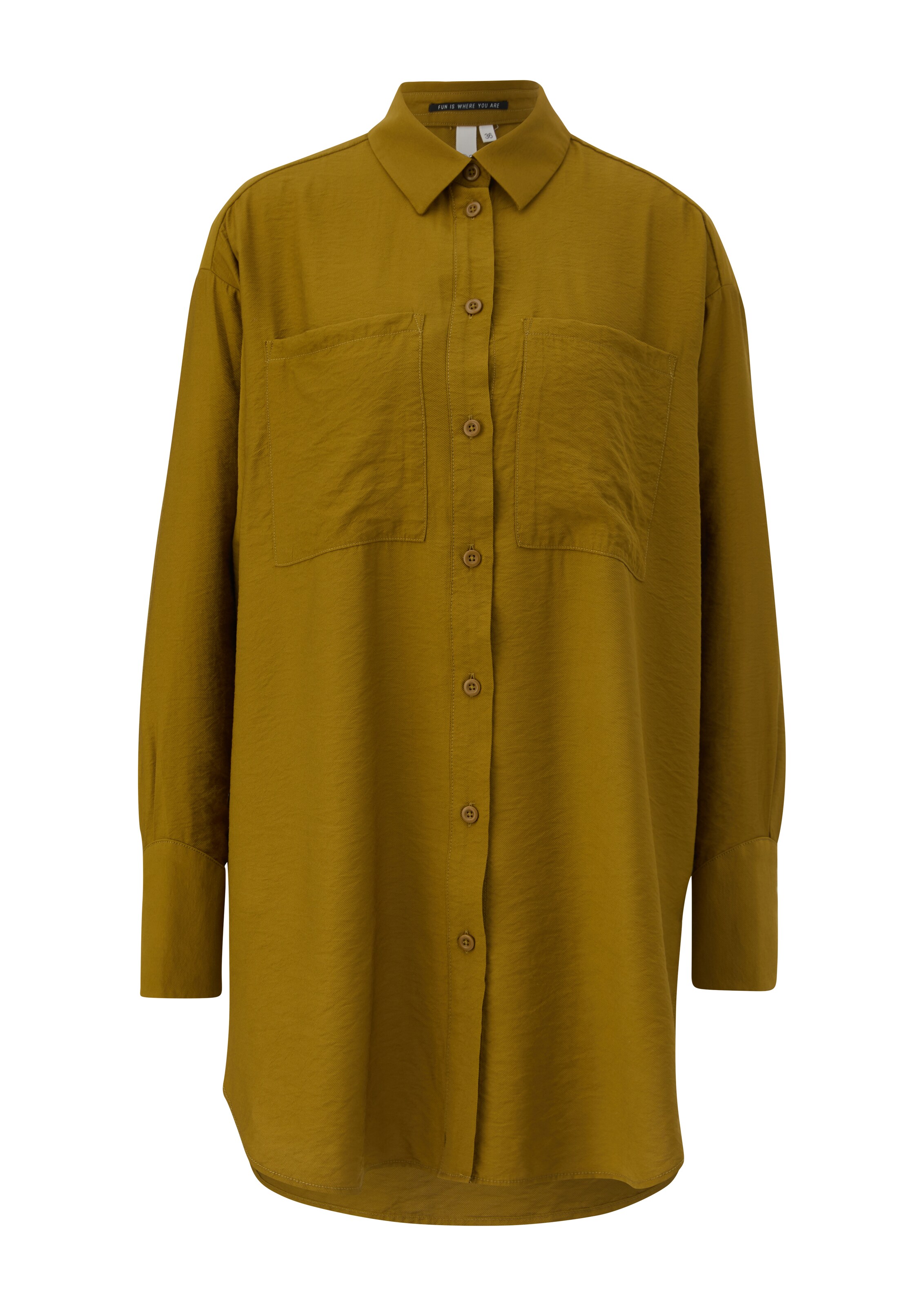 Chemisier QS en jaune : devant