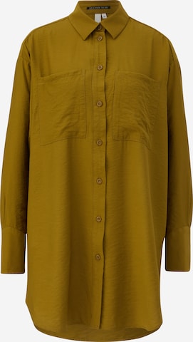 Camicia da donna di QS in giallo: frontale