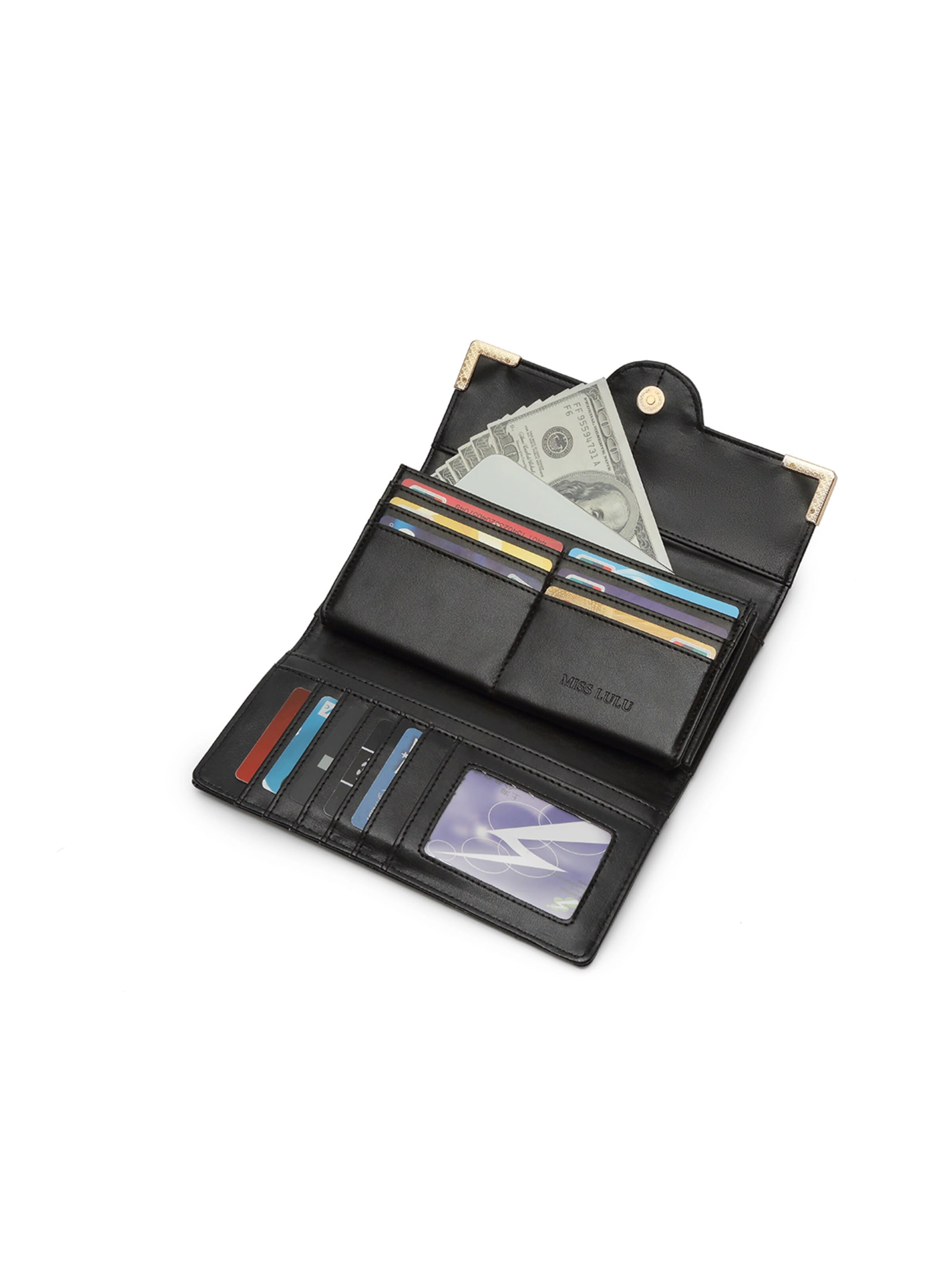 Miss Lulu Wallet in Black