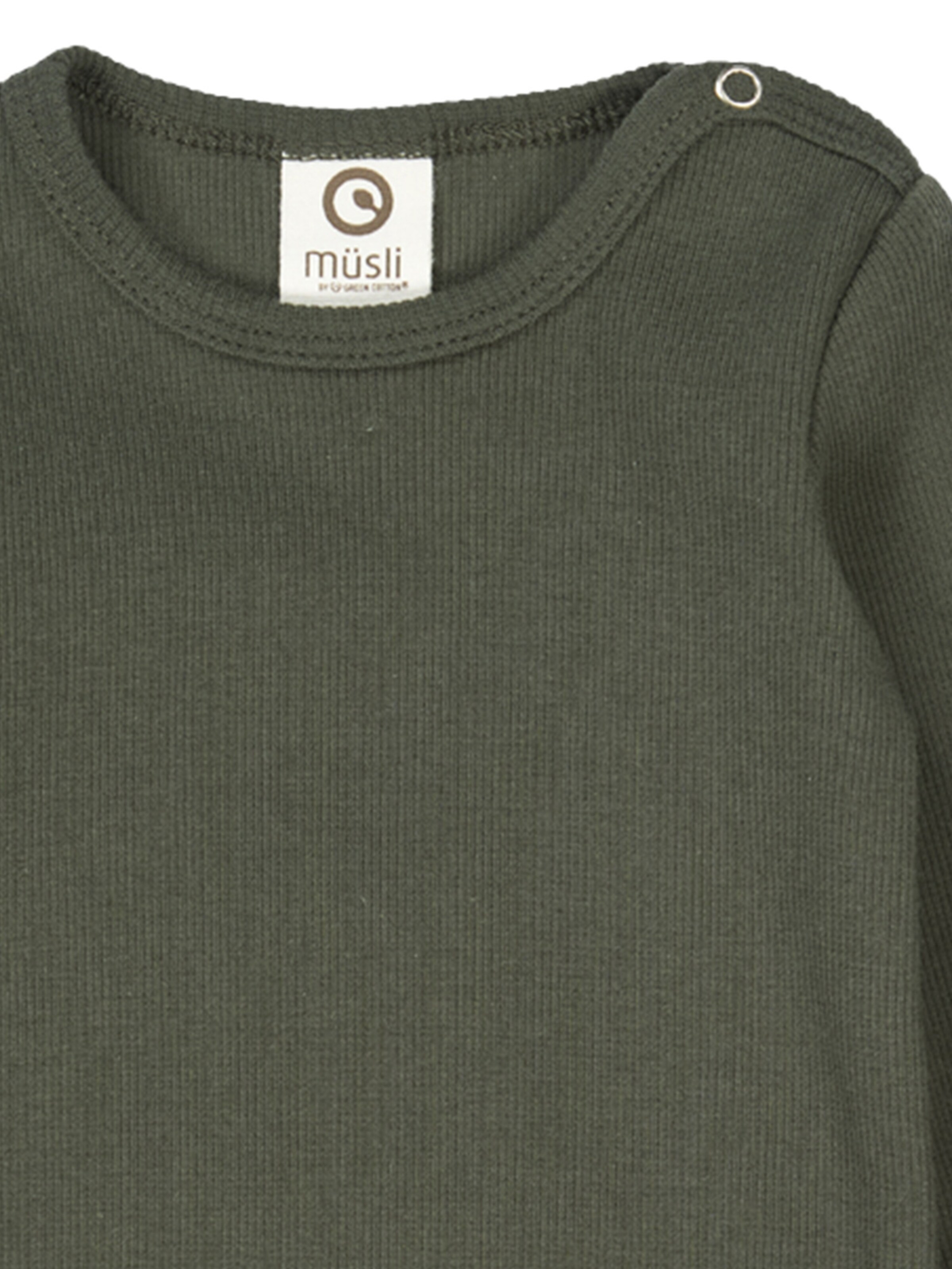 Barboteuse / body Müsli by GREEN COTTON en vert