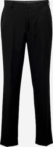 JACK & JONES Regular Pleat-front trousers 'JPRBushwick Mathew' in Black: front