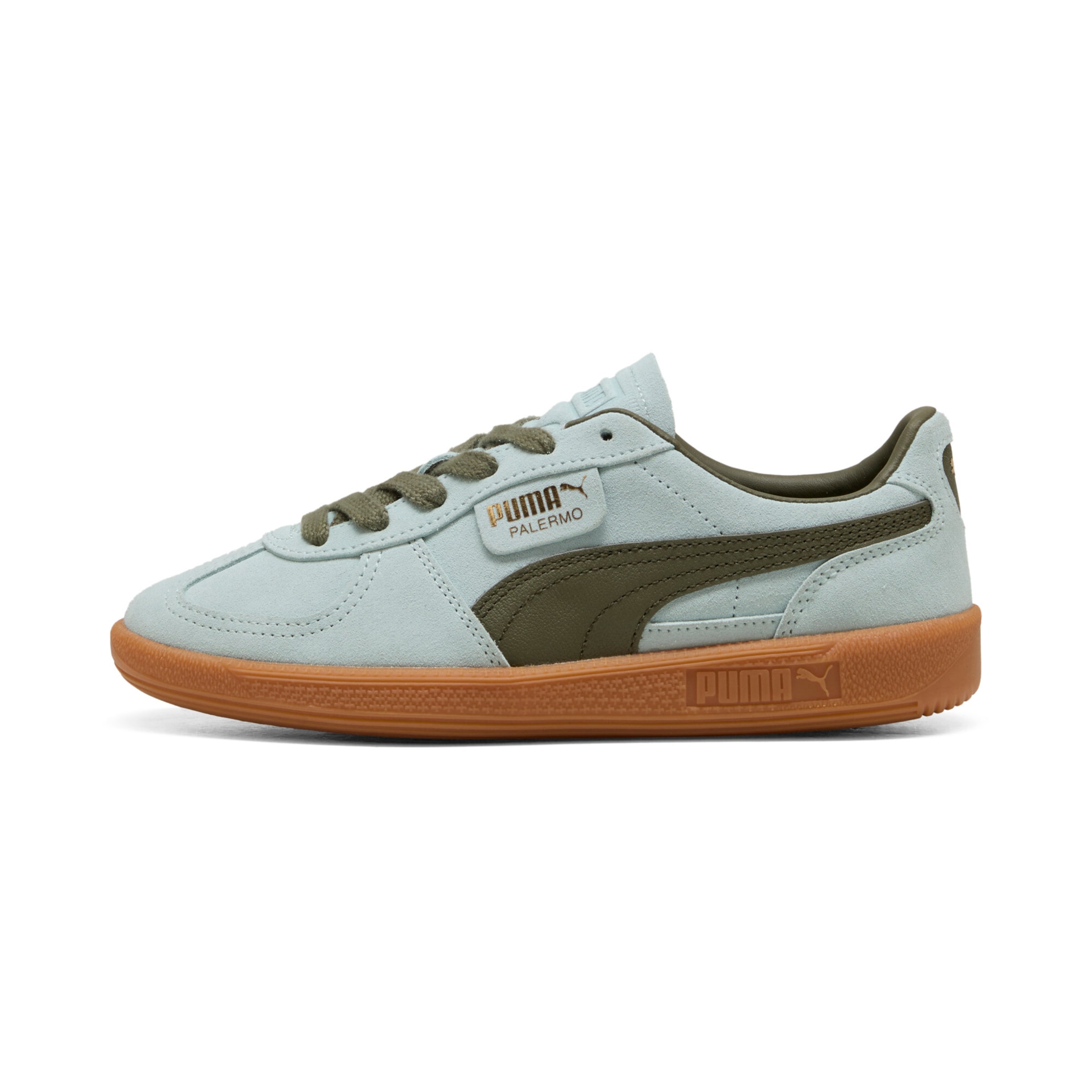 PUMA Sneakers 'Palermo' in Green: front