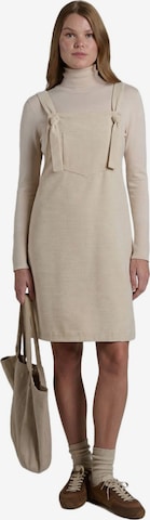 Jupe-salopette LYN MAMA en beige : devant