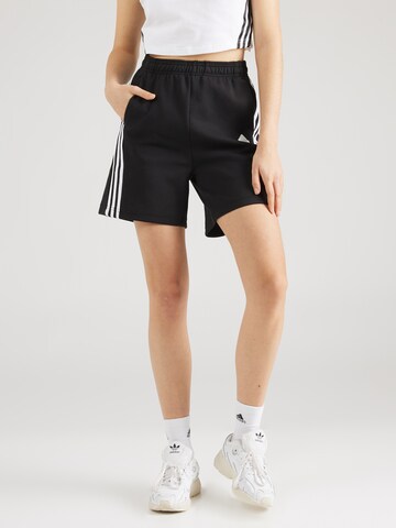 ADIDAS SPORTSWEAR Regular Workout Pants in Black: front