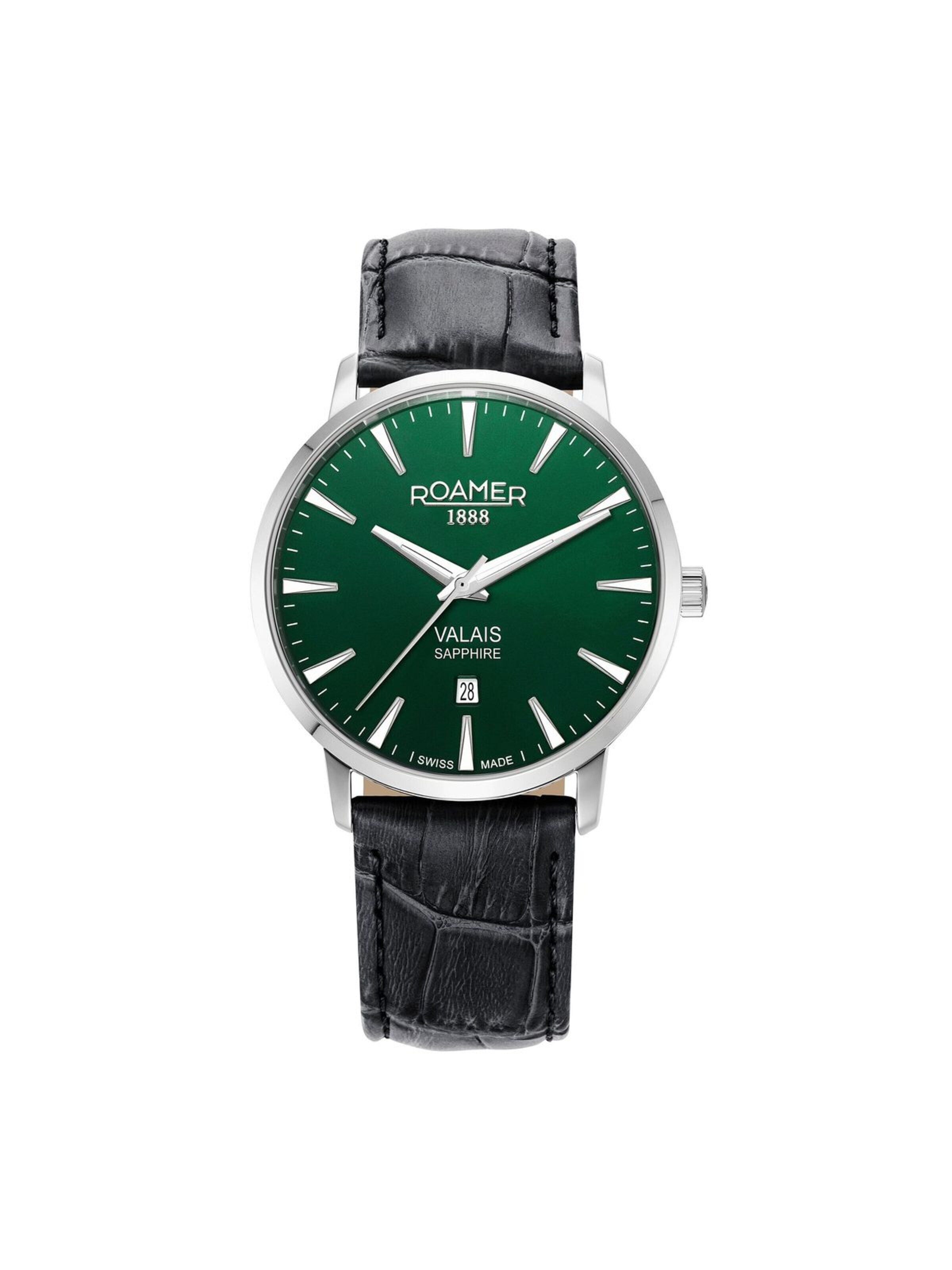 Montre à affichage analogique Roamer en vert