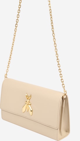 PATRIZIA PEPE - Bolso de noche en beige: frente