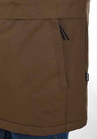 BLEND - Parka de inverno 'Fosco' em castanho