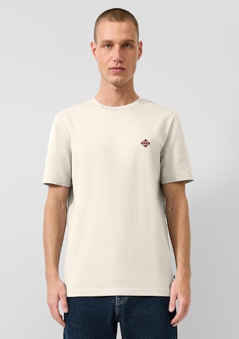 T-Shirt QS en beige : devant