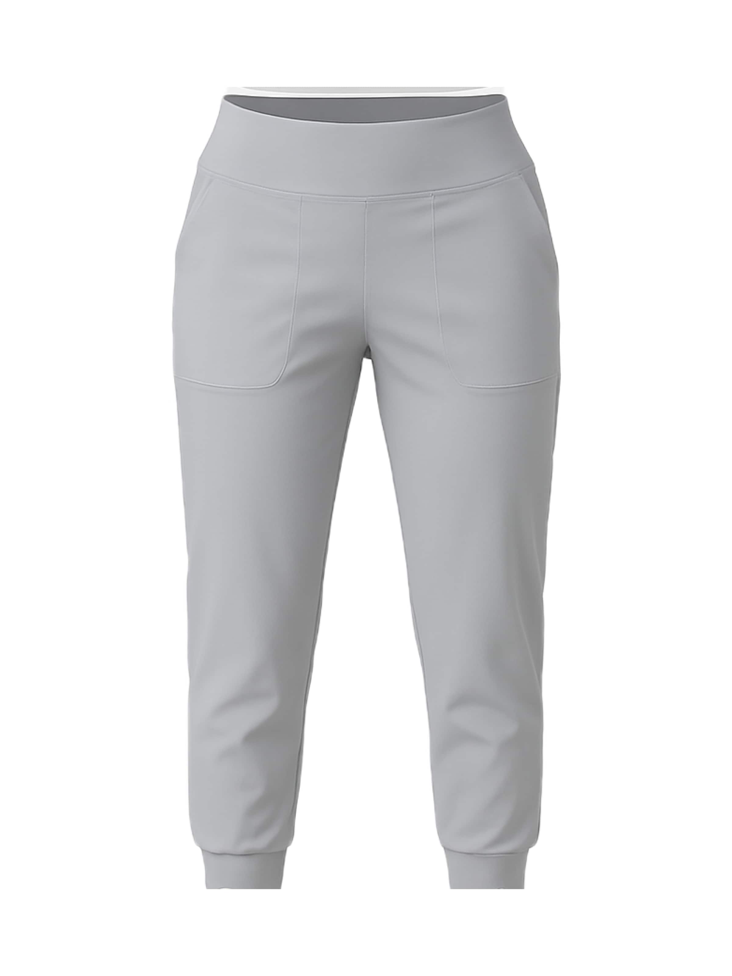 C&City Tapered Trousers in Grey: front