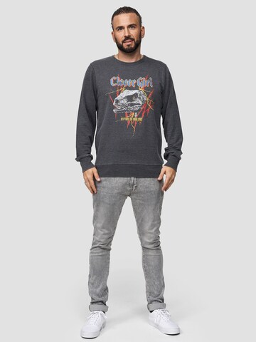 Sweat-shirt 'Jurassic Park T-Rex Rock' Recovered en gris