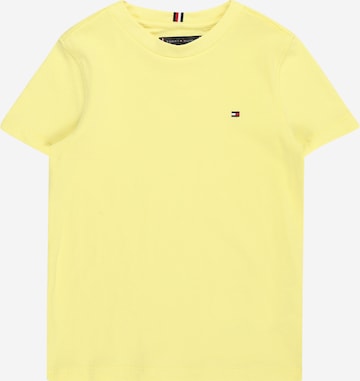 T-Shirt 'ESSENTIAL' TOMMY HILFIGER en jaune : devant