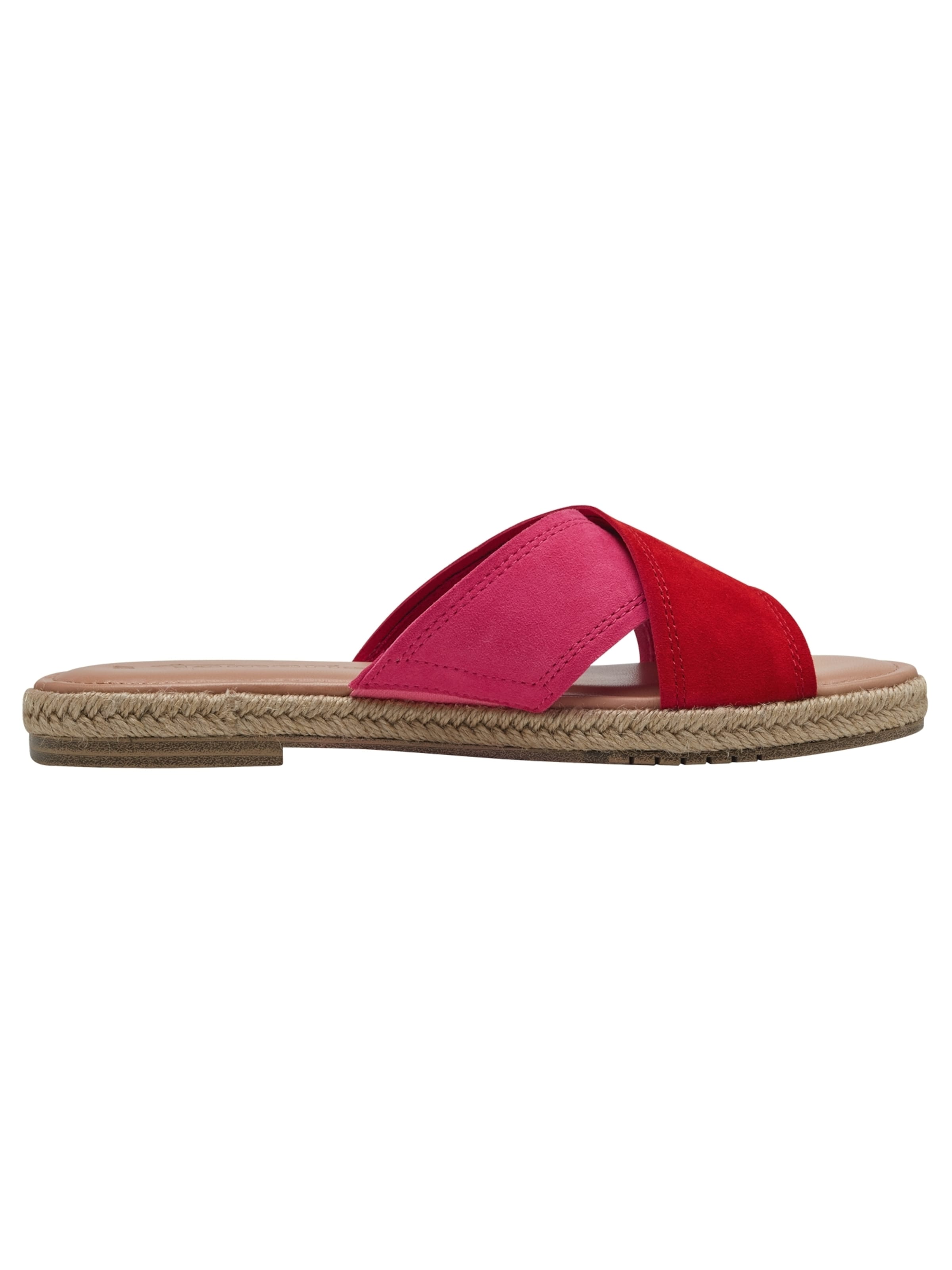 Tamaris Mules in Red