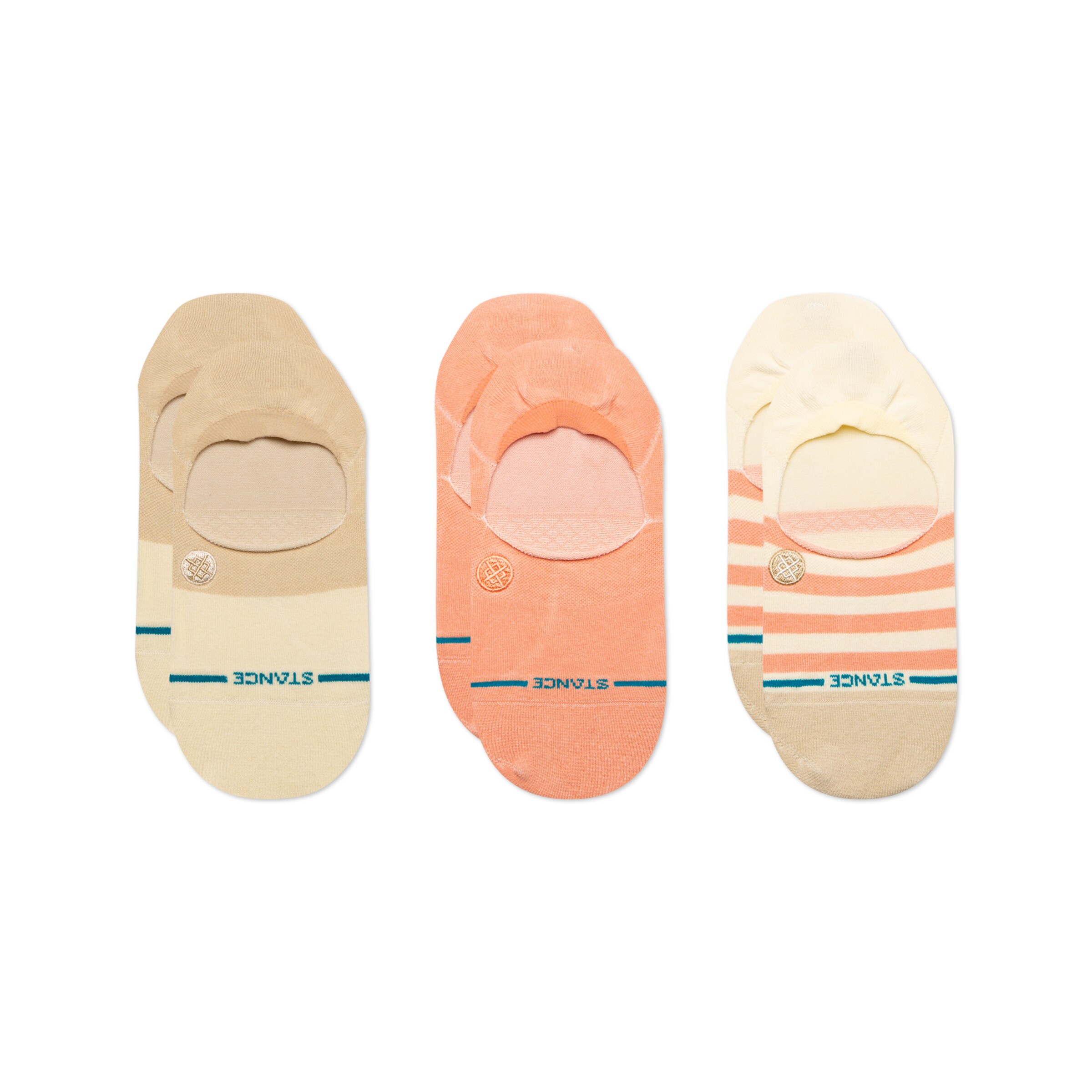 bēšs Stance Zeķes pēdiņas 'Absolute': no priekšpuses