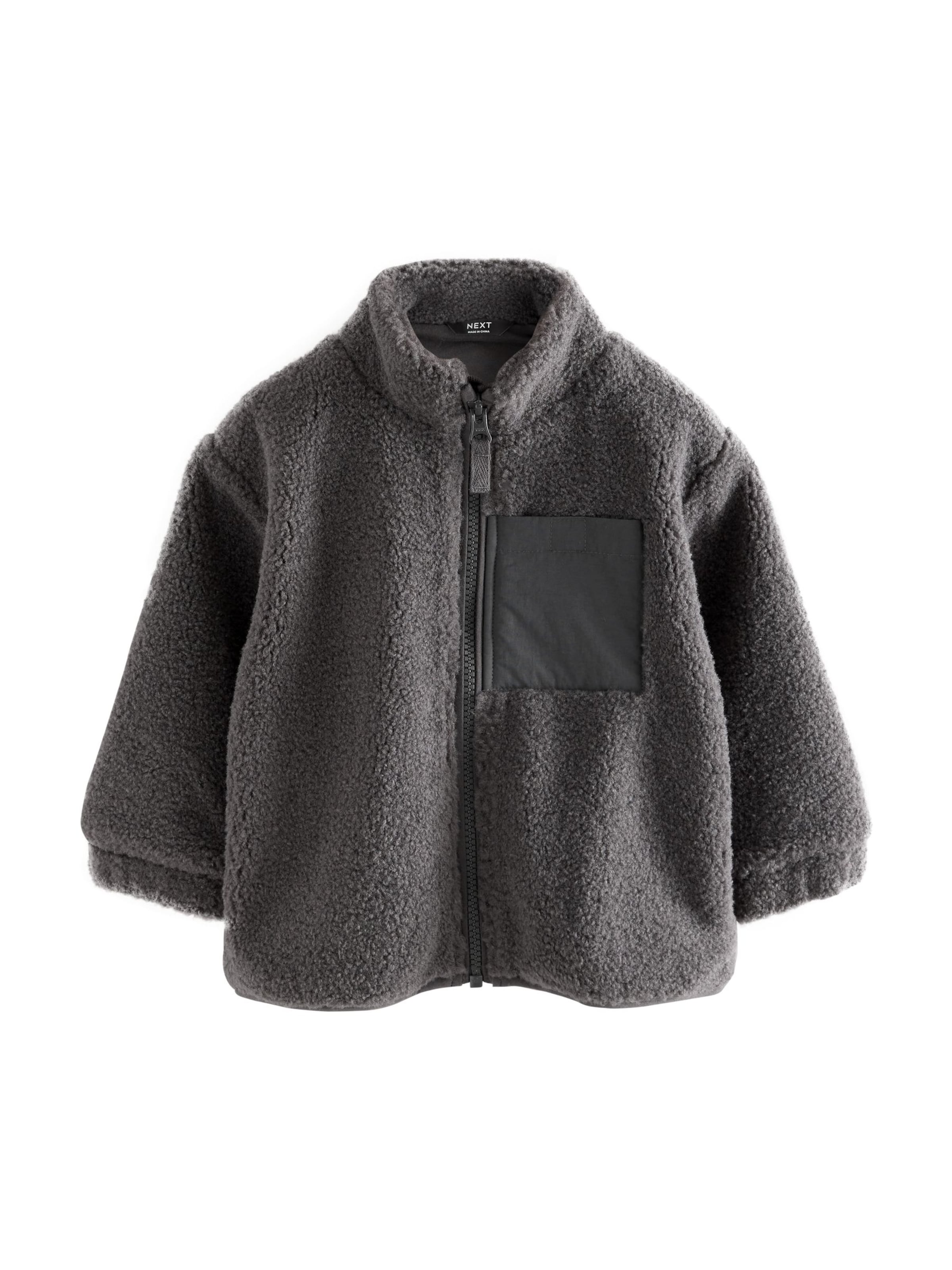 Giacca di pile di Next in grigio: frontale