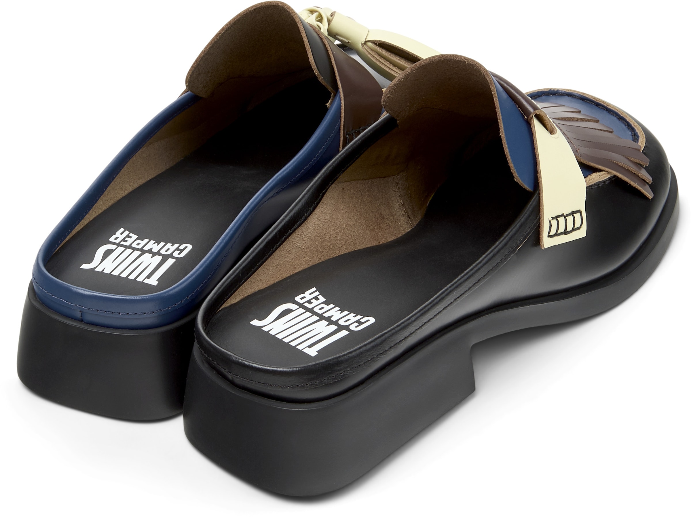 CAMPER Pantolette 'Twins' in Blau