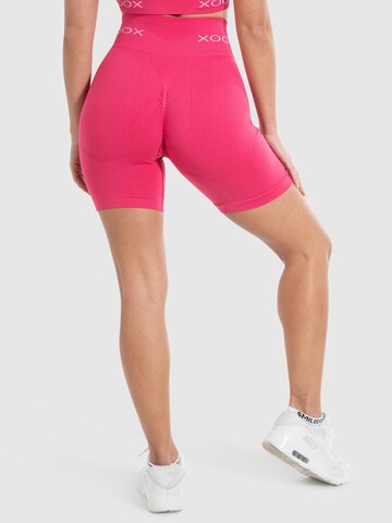 Skinny Pantalon de sport 'Azura' Smilodox en rose