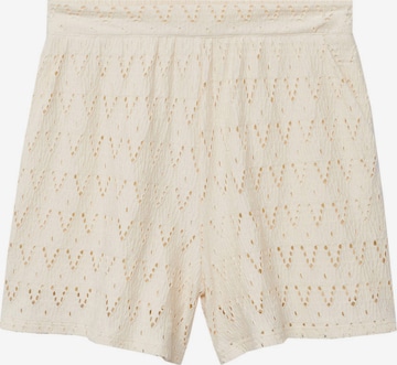 MANGO regular Bukser 'FRANCIS' i beige: forside