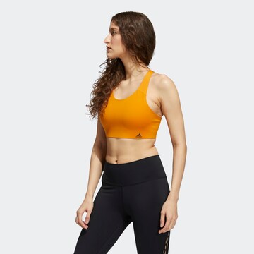 ADIDAS SPORTSWEAR Bustier Sport-BH in Orange