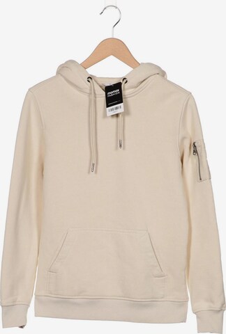 Urban Classics Sweatshirt & Zip-Up Hoodie in S in Beige: front