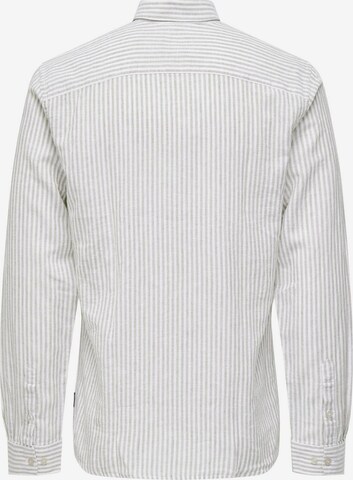 Coupe regular Chemise 'Caiden' Only & Sons en gris