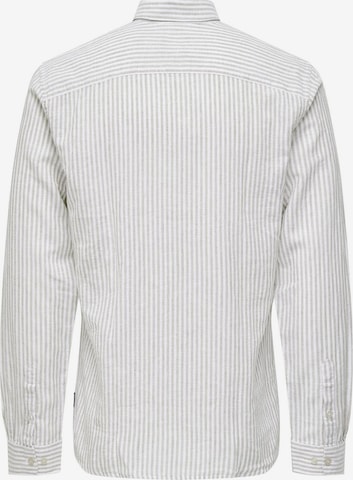 Only & Sons Regular Fit Skjorte 'Caiden' i grå