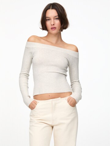 Pull&Bear Pullover i grå: forside