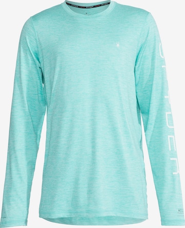 Spyder Functioneel shirt in Blauw: voorkant