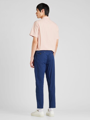 Springfield - Slimfit Calças chino 'RECONSIDER' em azul