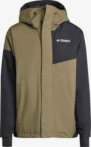 ADIDAS TERREX - Chaqueta de montaña 'Multi 2L' en verde: frente