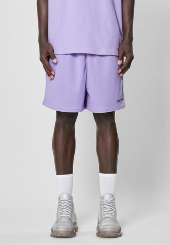Loosefit Pantalon 'Essential' 9N1M SENSE en violet : devant
