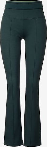 STREET ONE Flared Pants in Green: front