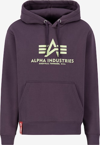 ALPHA INDUSTRIES - Sudadera en lila: frente