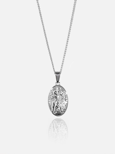 warpedsense Necklace 'St. Christopher' in Silver, Item view
