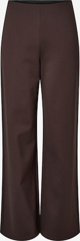 PIECES - Pierna ancha Pantalón 'PCGunhild' en marrón: frente