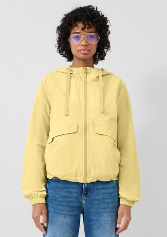 Veste mi-saison QS en jaune : devant