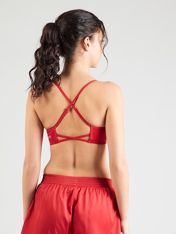 Bustier Soutien-gorge de sport 'Smooth' ICANIWILL en rouge