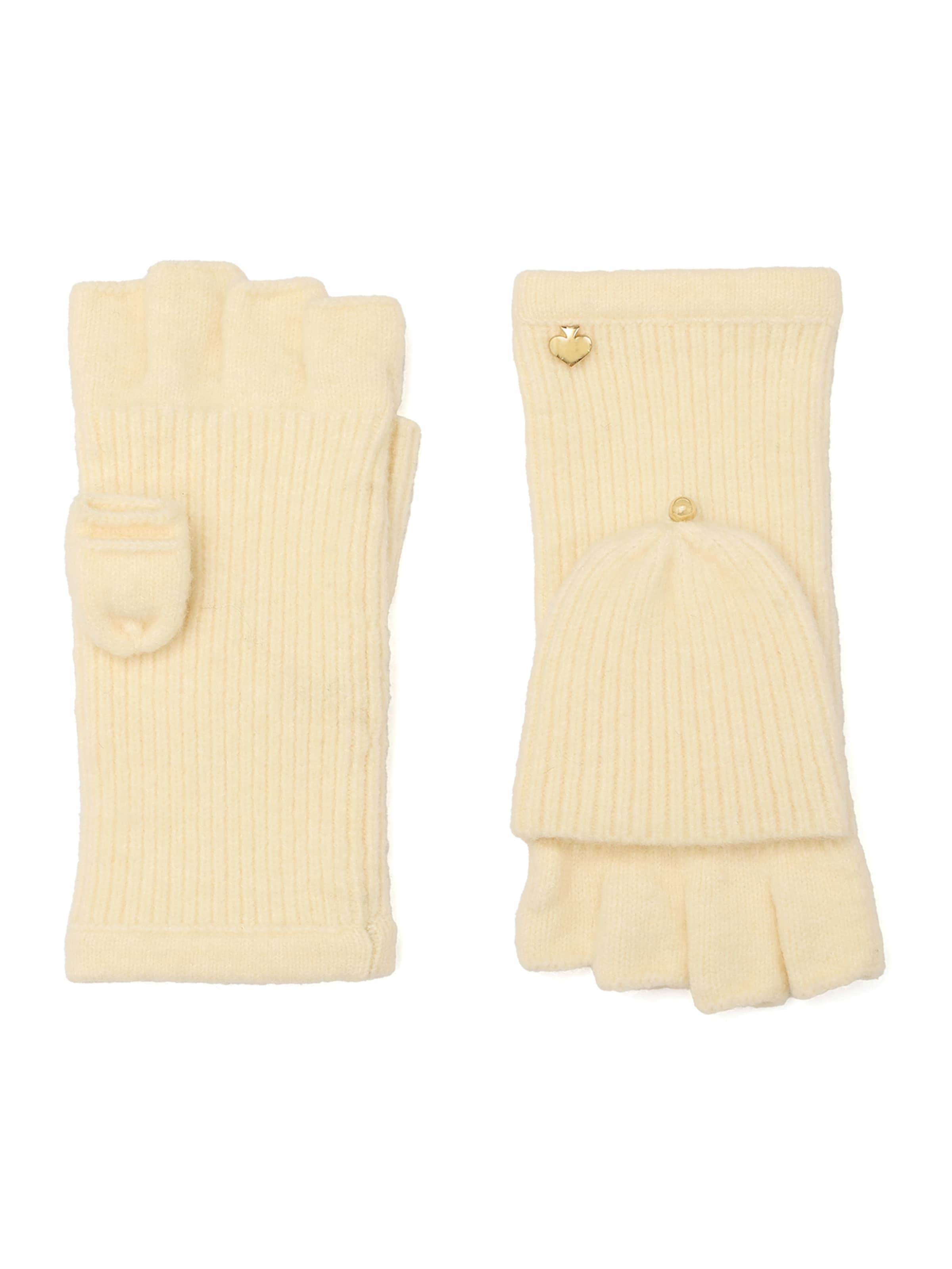 Muffole 'New York' di Kate Spade in beige: frontale