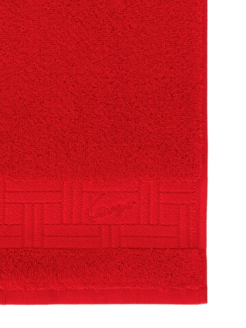 KENZO Handtuch 'KWEAVE'‌‌‌‌‌‌ in Rot
