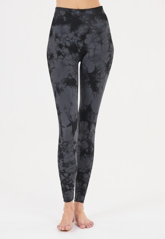 Athlecia Skinny Sportbroek 'Theresa' in Grijs: voorkant