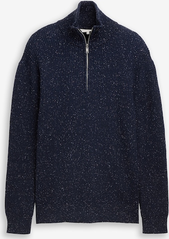 Pull-over TOM TAILOR DENIM en bleu : devant