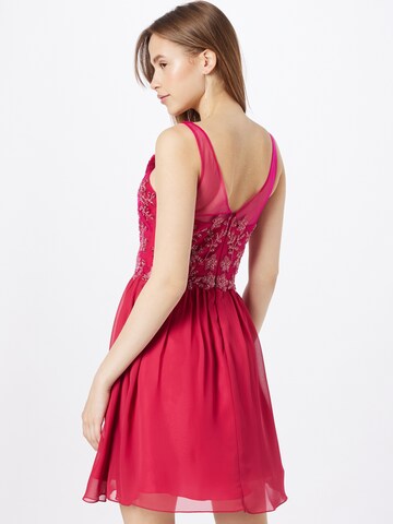 Robe de cocktail Laona en rouge