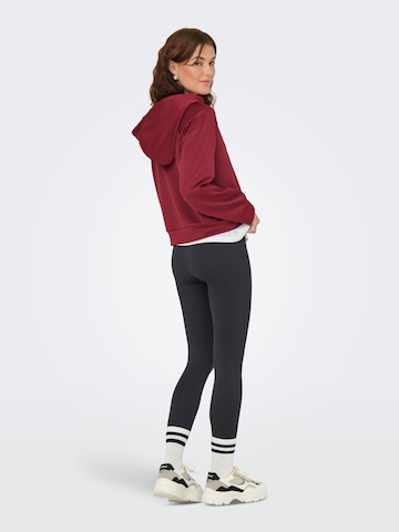 ONLY Sweatshirt 'ONLLue' in Rood