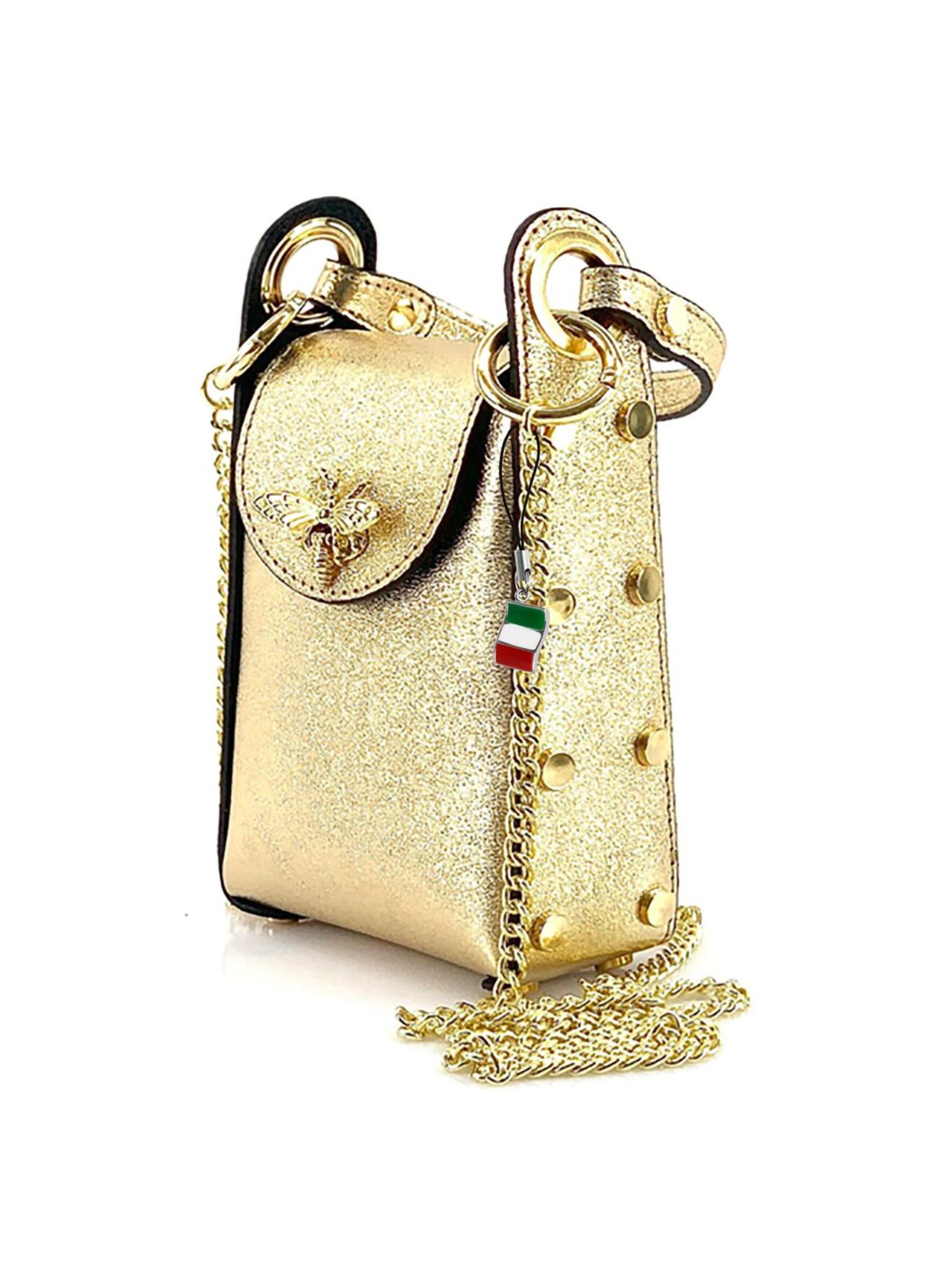 Florence Shoulder Bag in Gold