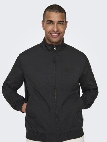 Veste mi-saison 'ONSALEXANDER' Only & Sons en noir