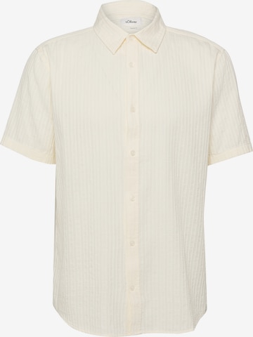 Chemise s.Oliver en beige : devant