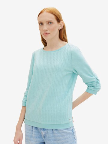 TOM TAILOR DENIM Sweatshirt in Blau