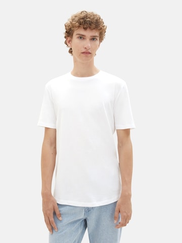 TOM TAILOR DENIM - Camisa em branco: frente